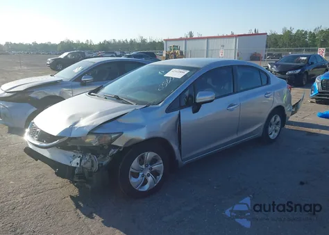2015 Honda Civic Lx из США, поврежденный, VIN 19XFB2F51FE046388